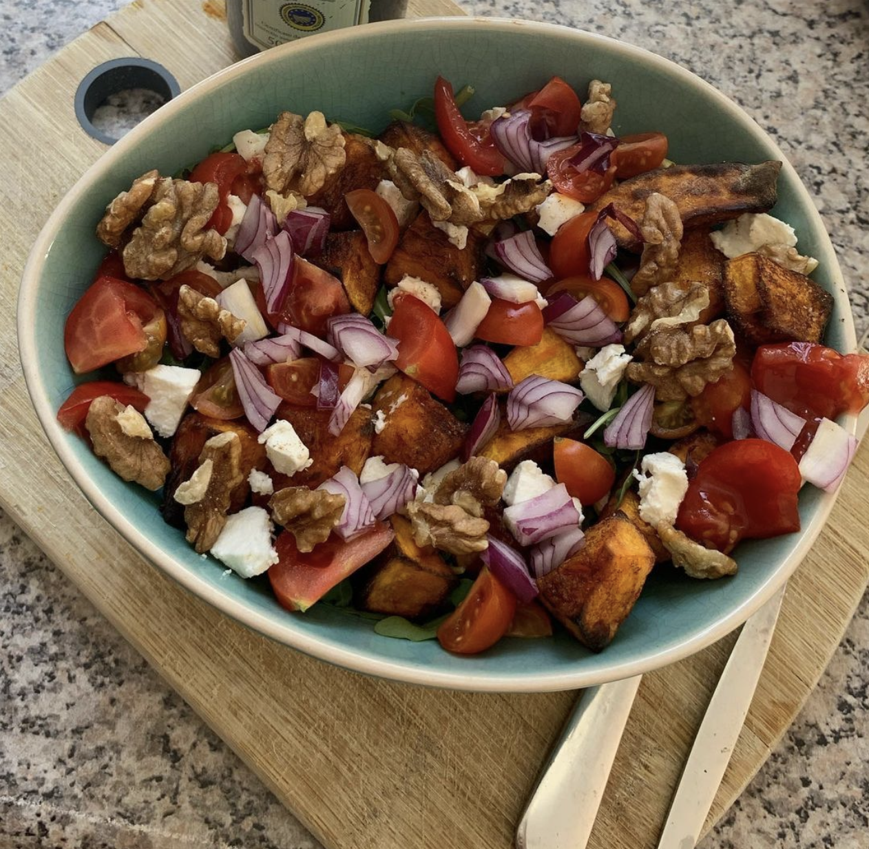 Recept: Pretty pumpkin salad